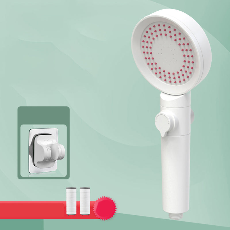 BowLift | Handheld Shower Adjustable Spray Pattern White Round Showerhead
