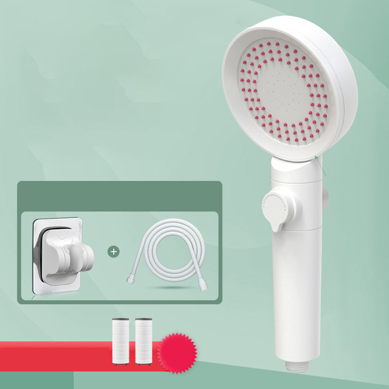 BowLift | Handheld Shower Adjustable Spray Pattern White Round Showerhead