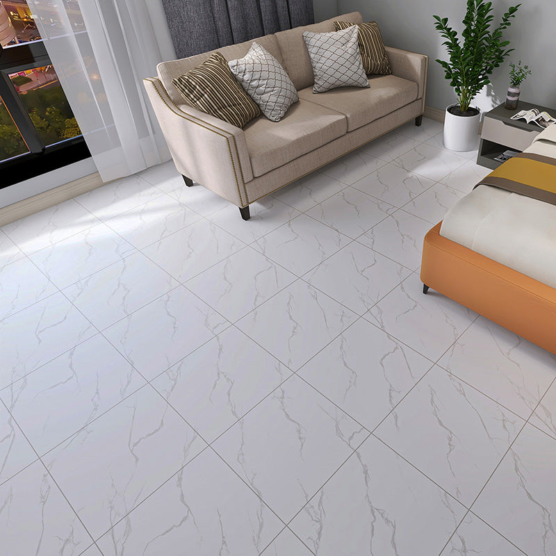 BowLift | Home Indoor Vinyl Floor Spiral Marble Print Square PVC Vinyl Floor