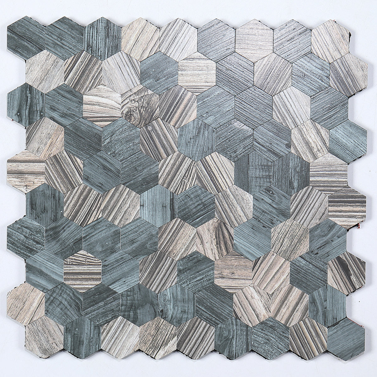 BowLift | Modern Tile-Peel & Stick Metal Mosaic Tile Hexagon Peel & Stick Subway Tile