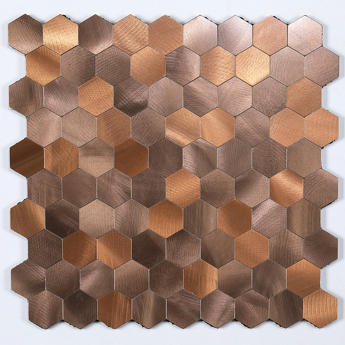 BowLift | Modern Tile-Peel & Stick Metal Mosaic Tile Hexagon Peel & Stick Subway Tile