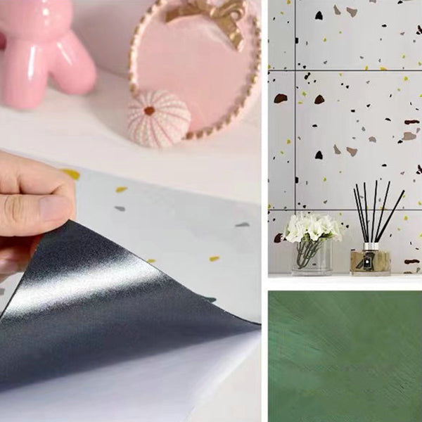 BowLift | Floor Wall Tiles Marble Pattern Wallpaper Rectangular Bathroom Kitchen Wallpaper