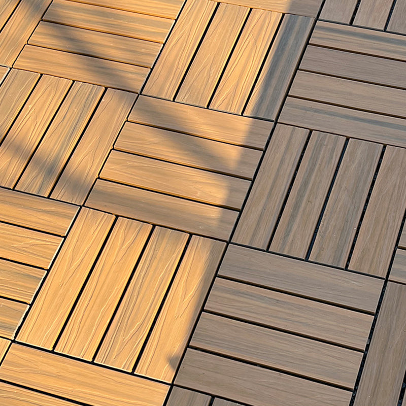 BowLift | Deck Plank drilled hardwood tiles exterior flooring