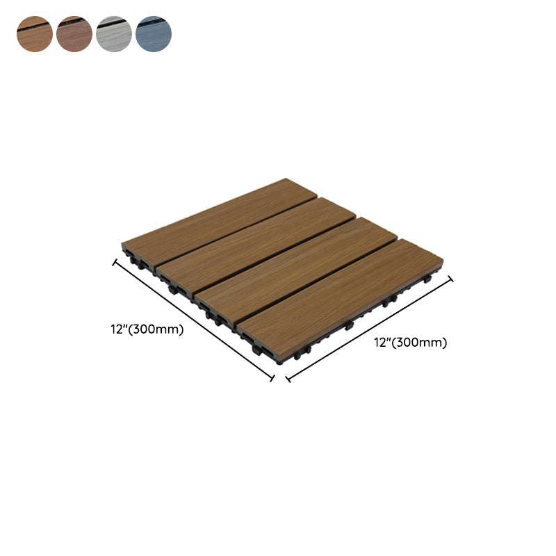 BowLift | Deck Plank drilled hardwood tiles exterior flooring