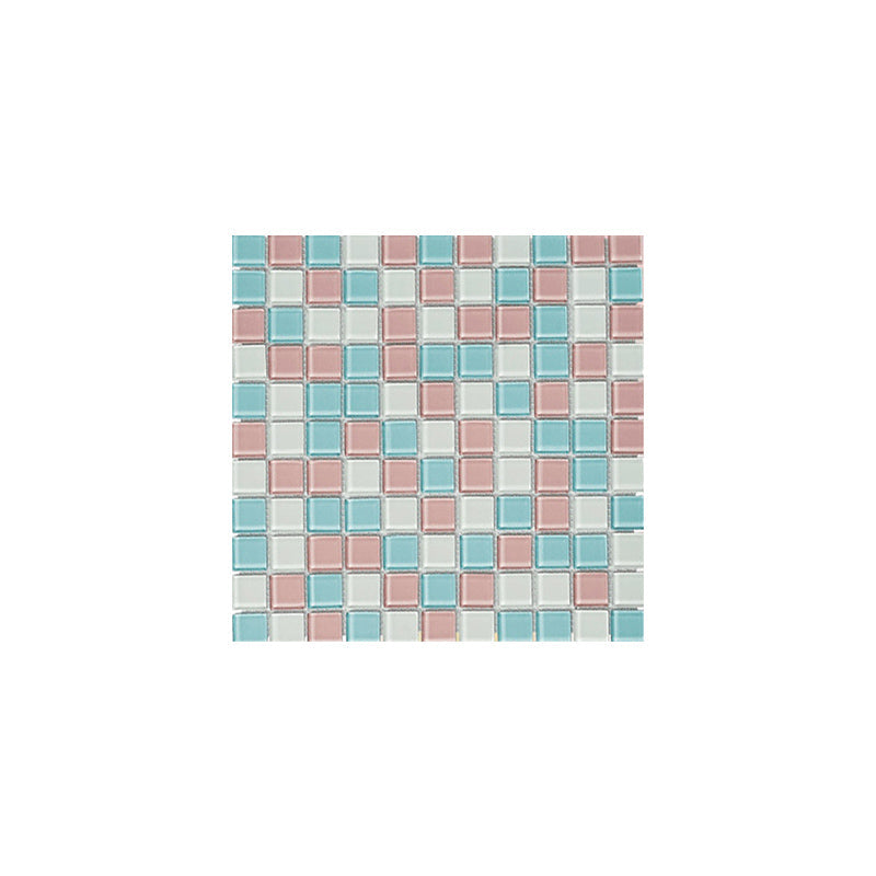 BowLift | 12" x 12" Peel & Stick Glass Square Grid Mosaic Peel and Stick Tile 10-Pack