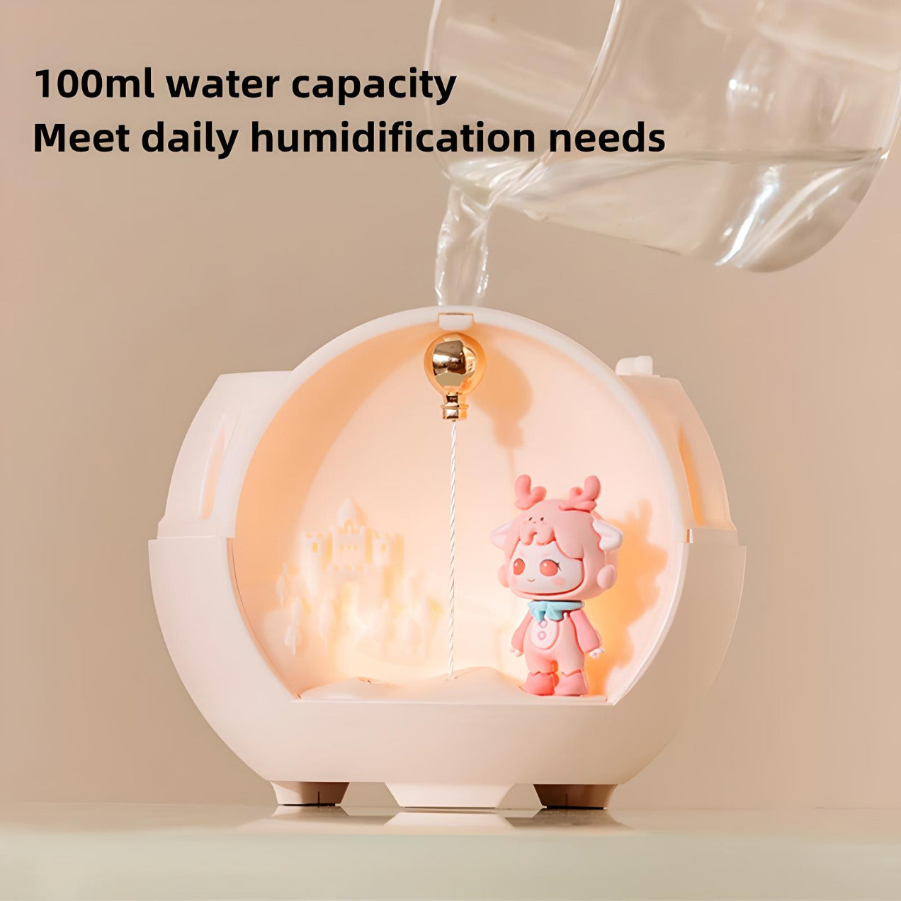 BowLift | Cute Cartoon Aromatherapy Lamp & USB Mini Air Humidifier