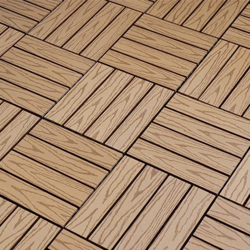 BowLift | 12" X 12" Deck/Patio floor tiles 4-Slat Square for outdoor patio tiles