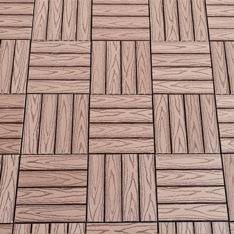 BowLift | 12" X 12" Deck/Patio floor tiles 4-Slat Square for outdoor patio tiles
