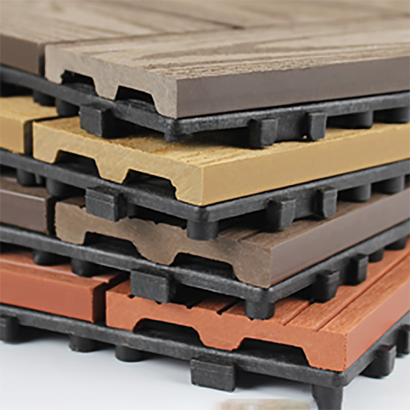 BowLift | 12" X 24" Deck/Pavement Floor Tiles 4-Slat Decking Tiles