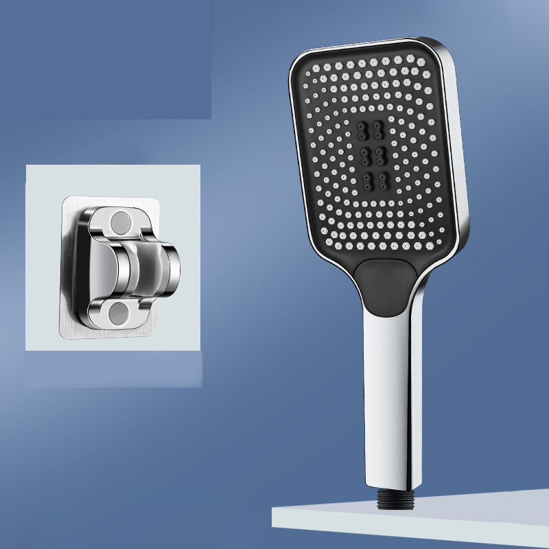 BowLift | Modern Rectangular Hand Shower in Black 3 Spray Wall Mounted Hand Shower