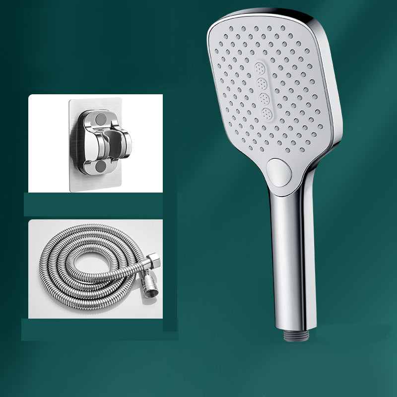 BowLift | Rectangular Self-Cleaning Hand Shower Adjustable Spray Pattern Wall-Mounted Hand Shower
