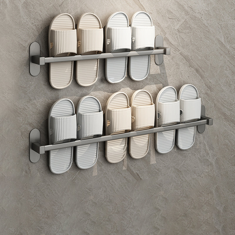 BowLift | Gray Bathroom Accessory Set Modern 1/2 - Piece Bathroom Shelf Rustproof