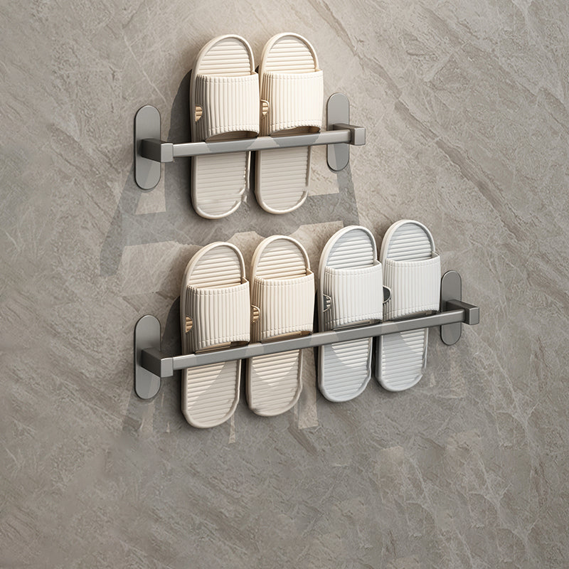 BowLift | Gray Bathroom Accessory Set Modern 1/2 - Piece Bathroom Shelf Rustproof