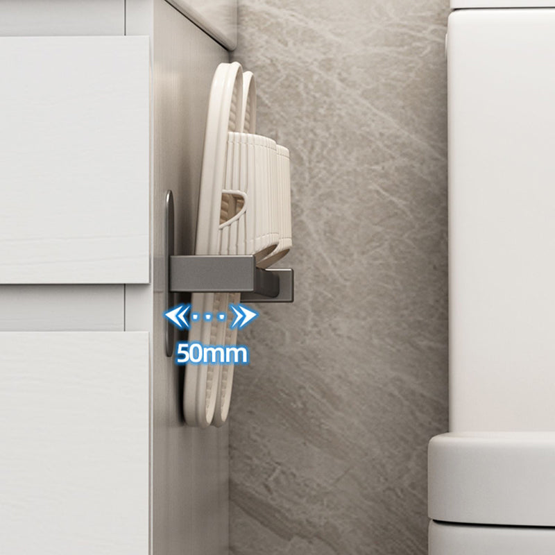 BowLift | Gray Bathroom Accessory Set Modern 1/2 - Piece Bathroom Shelf Rustproof