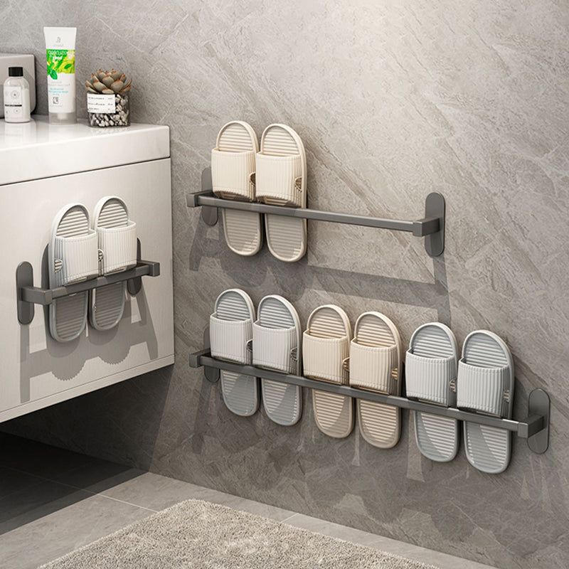 BowLift | Gray Bathroom Accessory Set Modern 1/2 - Piece Bathroom Shelf Rustproof
