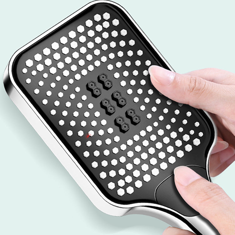 BowLift | Contemporary Rectangular Hand Shower Adjustable Spray Pattern Showerhead