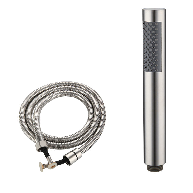 BowLift | Cylindrical Hand Shower with Self-Cleaning Stainless Steel Wall Shower Head