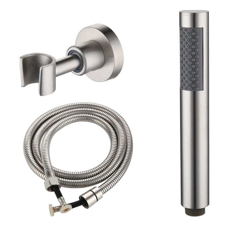 BowLift | Cylindrical Hand Shower with Self-Cleaning Stainless Steel Wall Shower Head