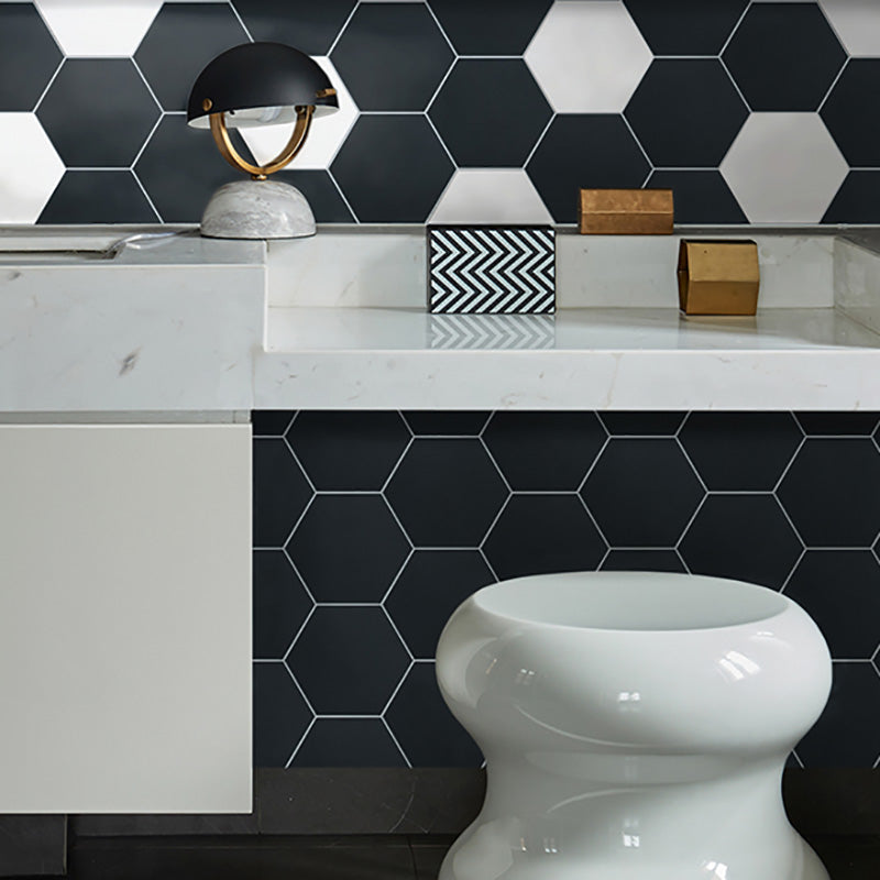 BowLift | Hexagonal Peel and Stick Tiles Modern Peel and Stick Backsplash 20 Pack for the Bathroom