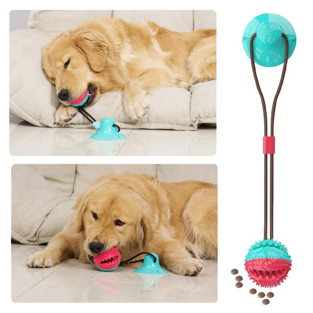 BowLift | Dog Bite Toy Interactive food leaker toy with Suction Cup