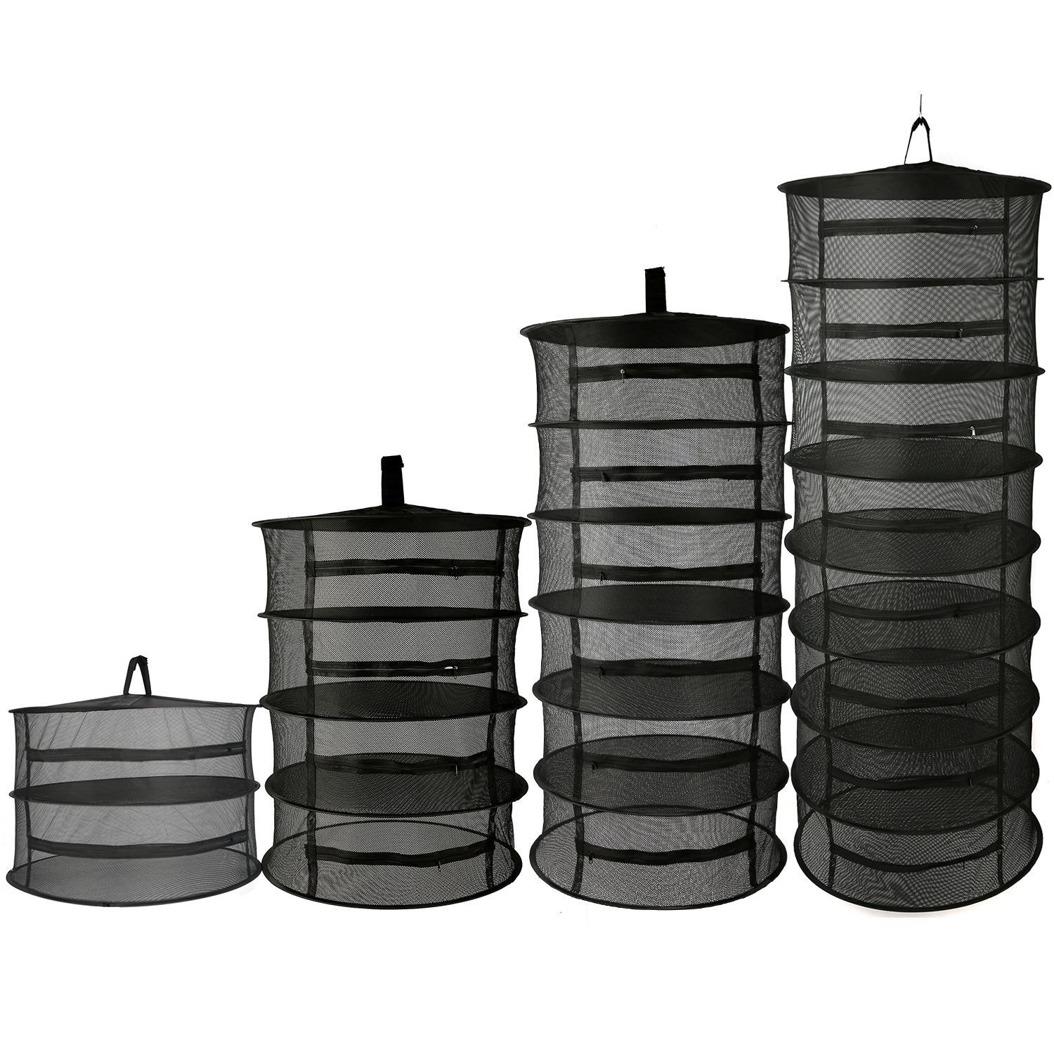 BowLift | Foldable drying basket for fruits, vegetables, and herbs – Multi-tier net storage for quick drying process