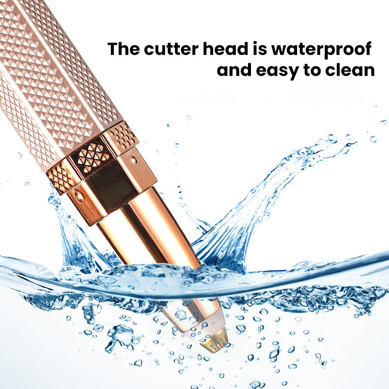 BowLift | 4 In 1 Facial Electric Shaver For Women, Full Body Epilator Rechargeable Eyebrow Nose Bikini Area Hair Clipper