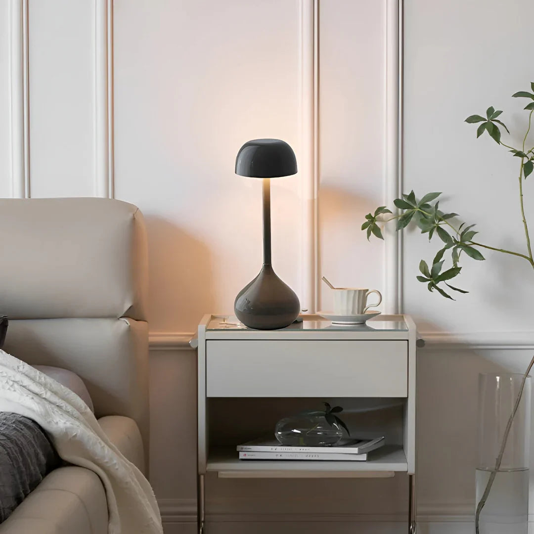 BowLift | Cordless Dimmable Mushroom Table Lamp