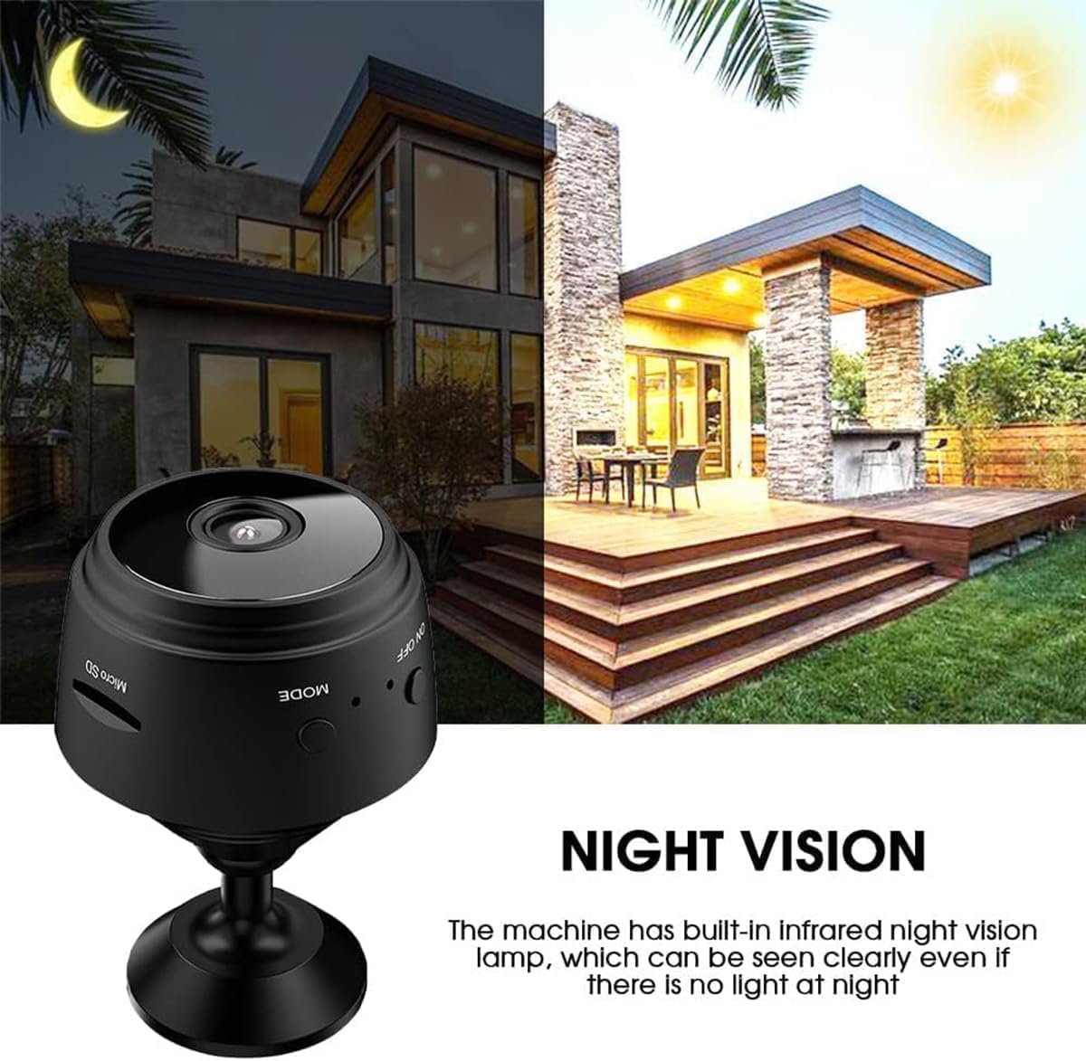 BowLift | Eyecam Mini Spy Camera – Compact Wi-Fi Home Security Camera for Indoor Surveillance