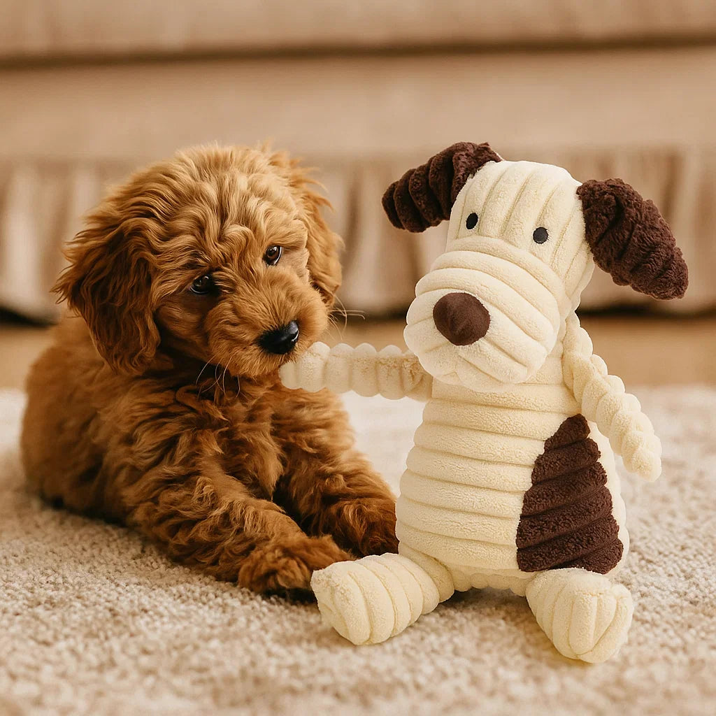 BowLift | Dog Toy Plush Squeaky Chew Animal