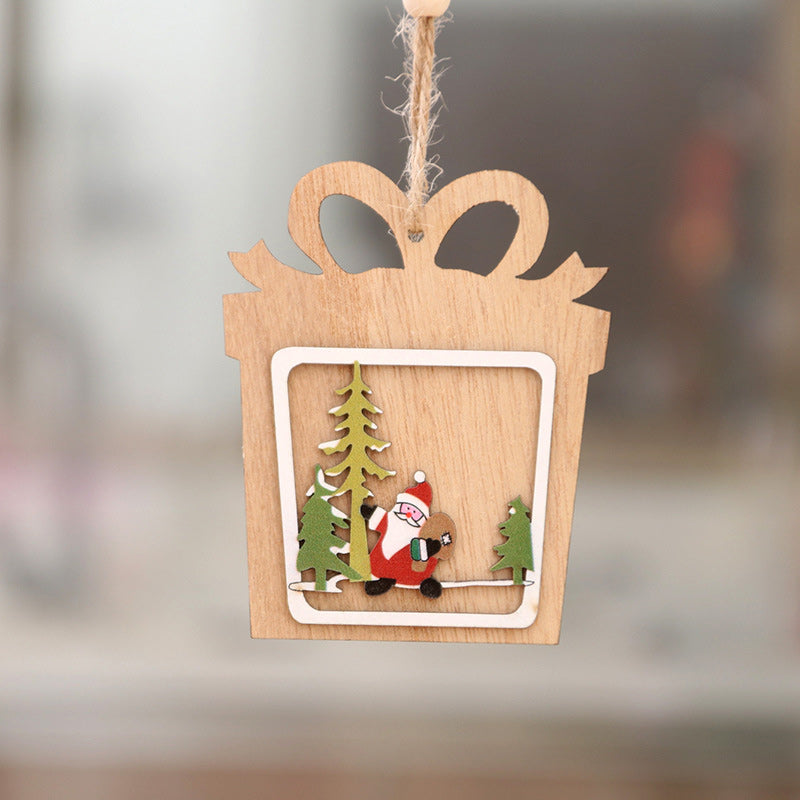 BowLift | Christmas Wooden Pendant
