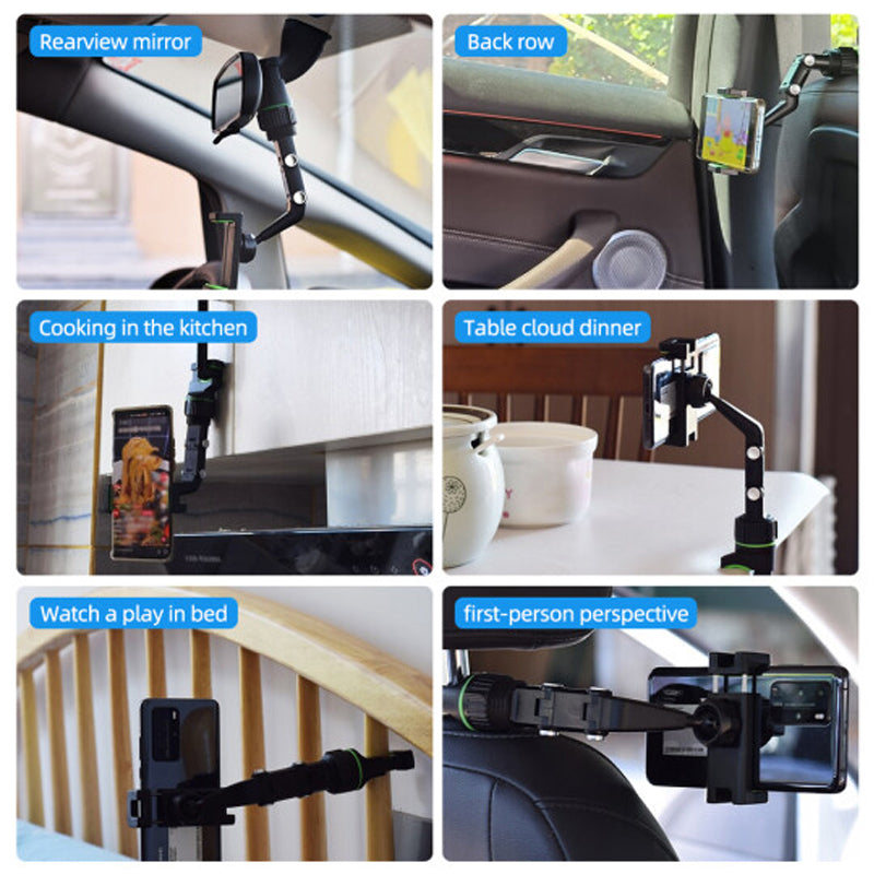 BowLift | Multifunctional rearview mirror phone holder