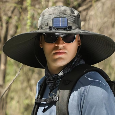 BowLift | Ultimate Outdoor Sun Hat with Rechargeable LED and Wide Brim
