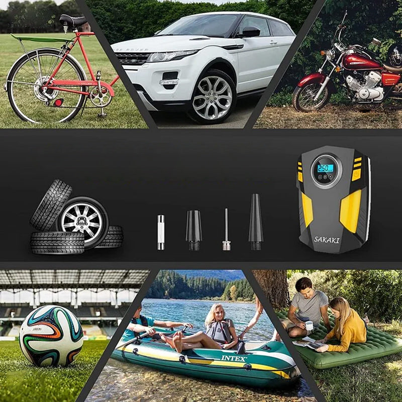 BowLift | Portable digital display air pump