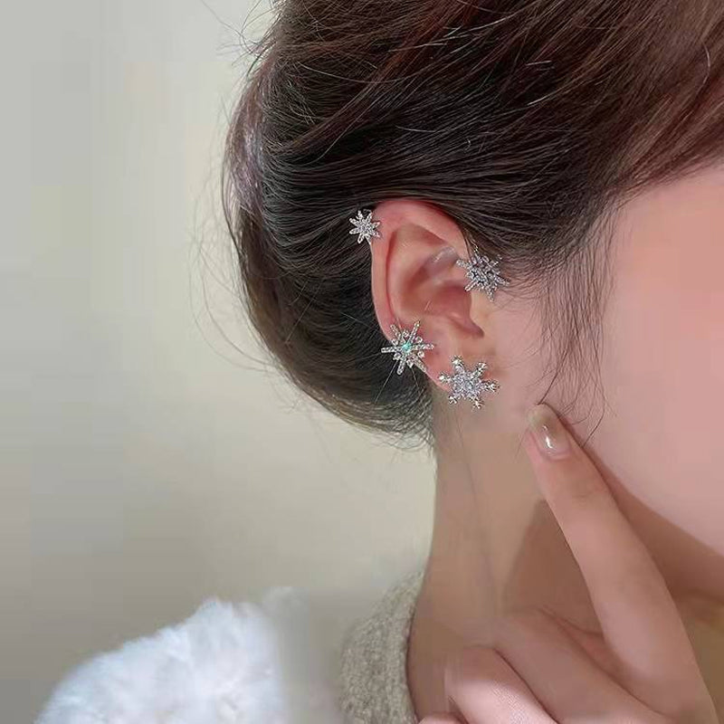 BowLift | Diamond And Zirconia Earrings Without Holes