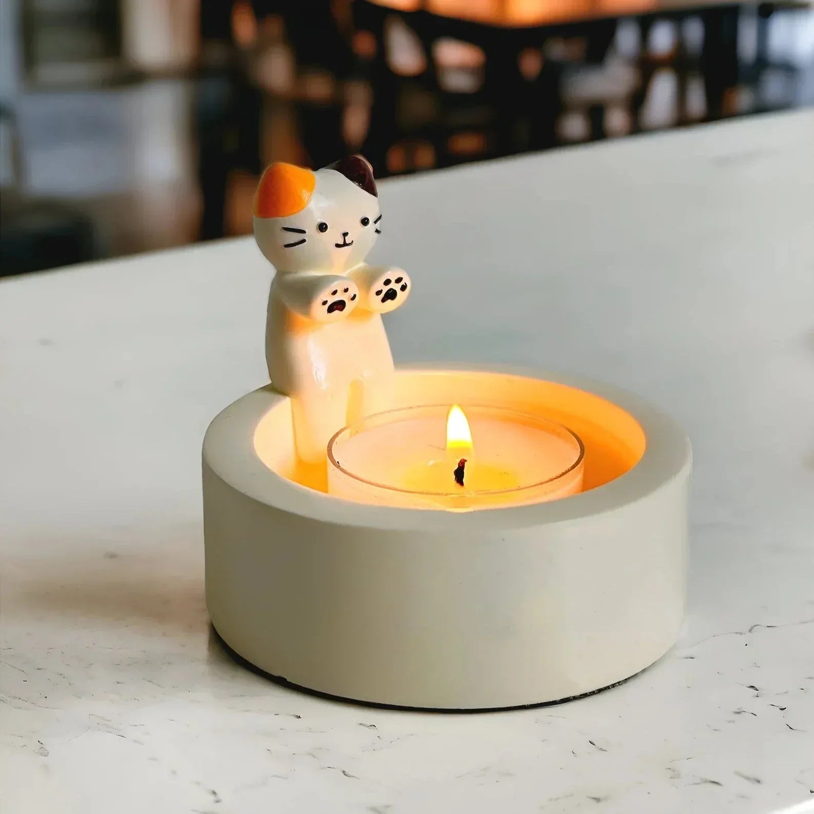 BowLift | Cute Cat Candle Holder