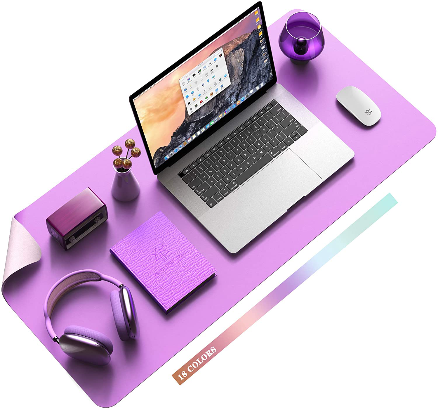 BowLift | Desk Pad Protector Waterproof Non-Slip Leather Office Mouse Mat