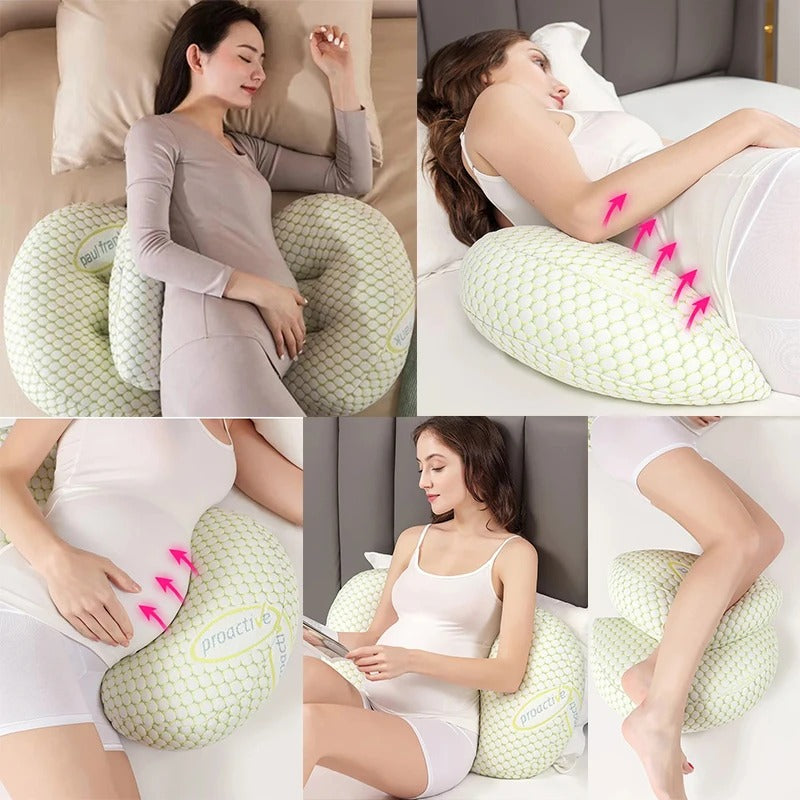 BowLift | DreamBelly Pregnancy Pillow – Ergonomic & Breathable Support Pillow