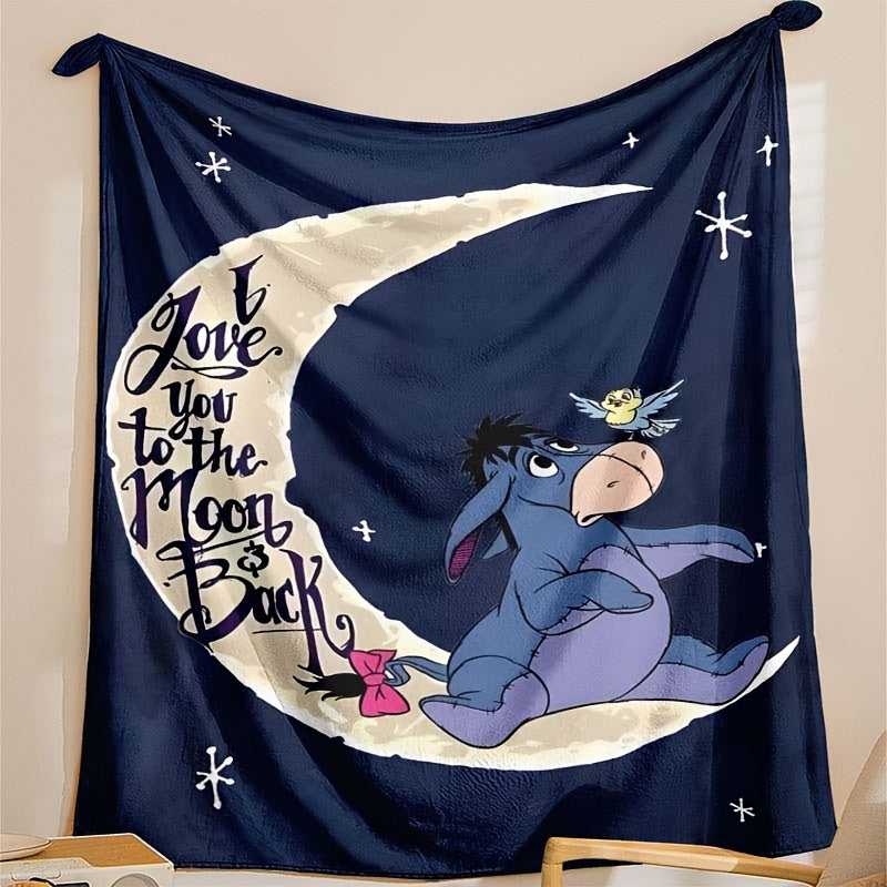 BowLift | Soft fleece blanket with Eeyore design - Available in multiple sizes for all seasons