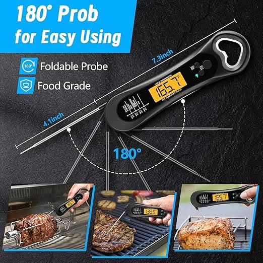 BowLift | GrillMaster - Wireless Meat Thermometer for Perfect Grilling