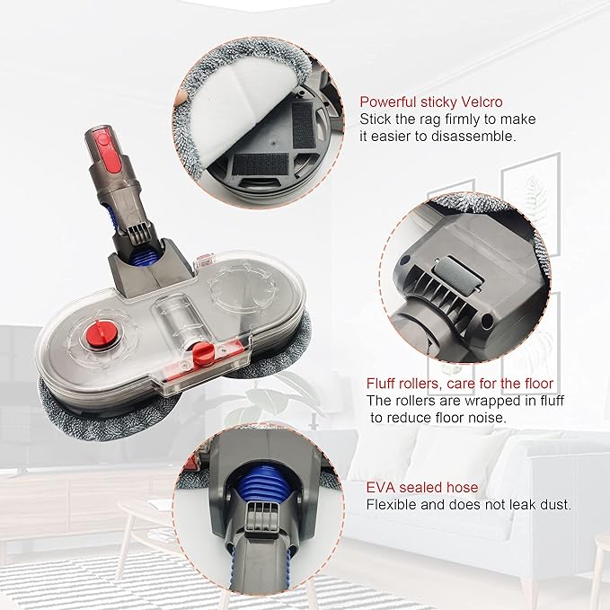 BowLift | Ambie - Slim Electric Mop Head