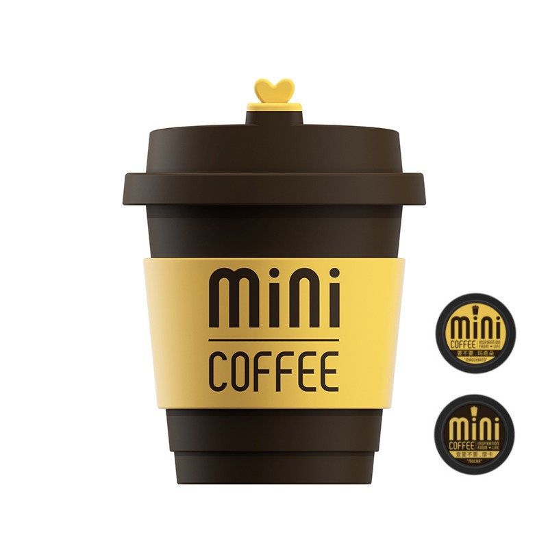 BowLift | Cute Coffee Cup Car Air Freshener Vent Clip, with Coffee Scented Refills