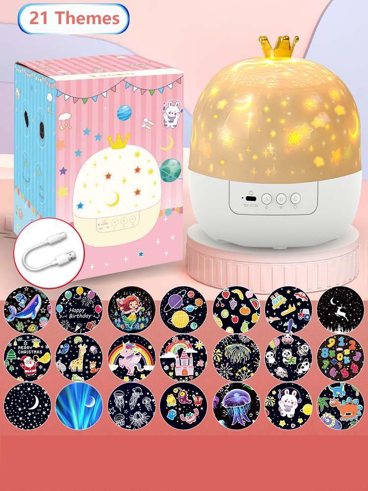 BowLift | Projector Night Light for Kids 15 Sets of FilmsType-C Charging