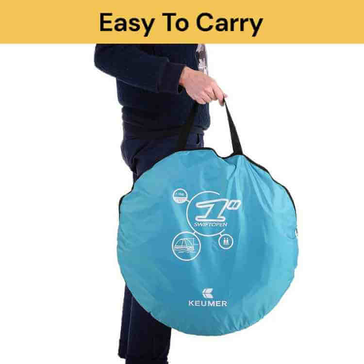 BowLift | 4-Person Beach Pop-Up Tent for Family Camping, Outdoor Events & Quick Setup