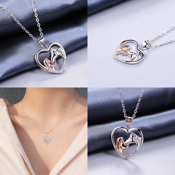 BowLift | Girl and Horse Necklace Chain