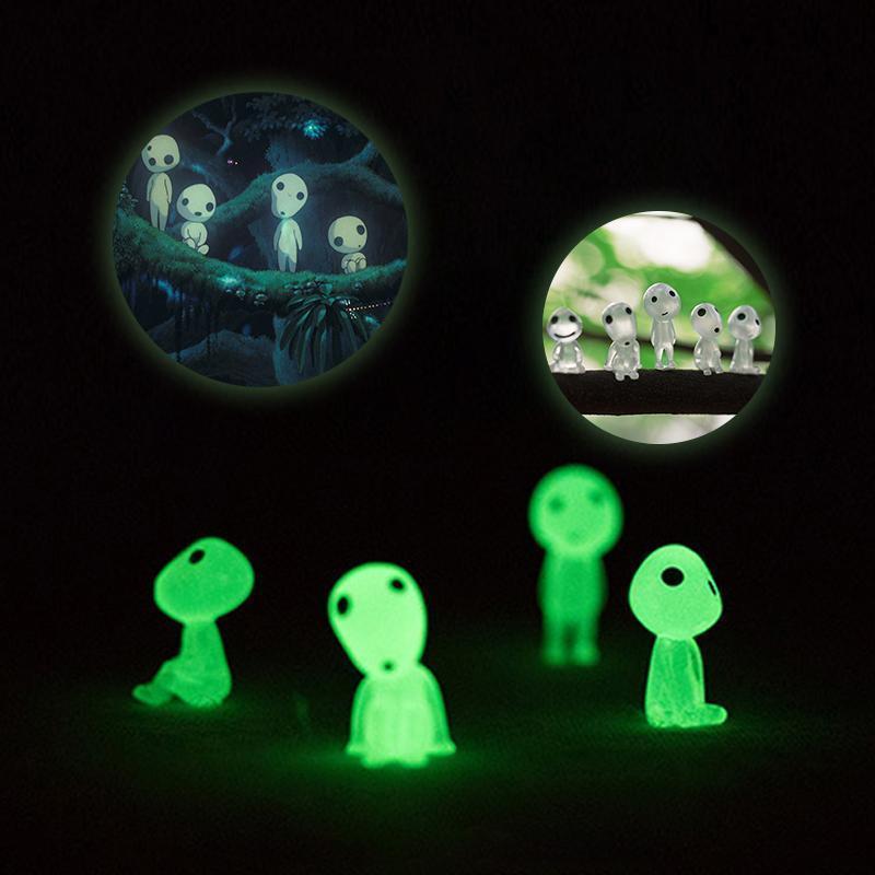 BowLift | Luminous Garden Ghost Miniature Figurines
