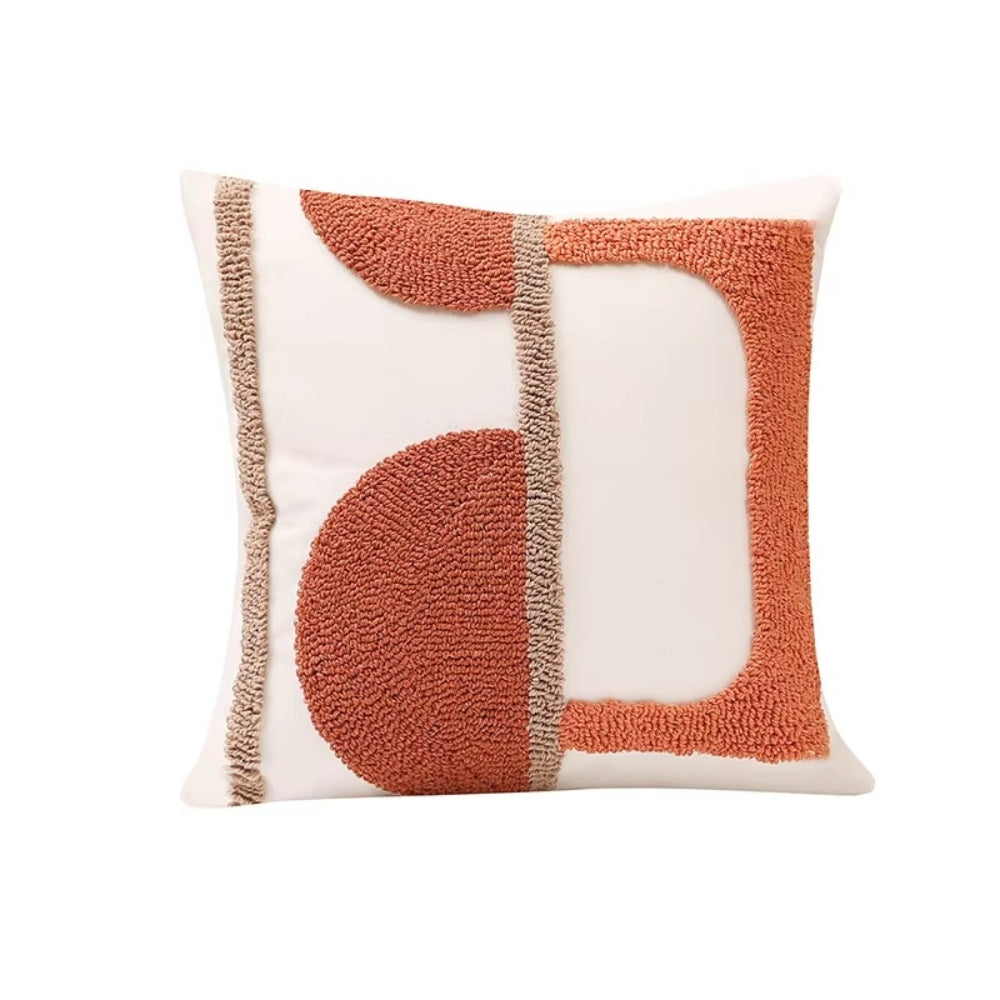 BowLift | Eden Geometric Embroidery Cushion Cover