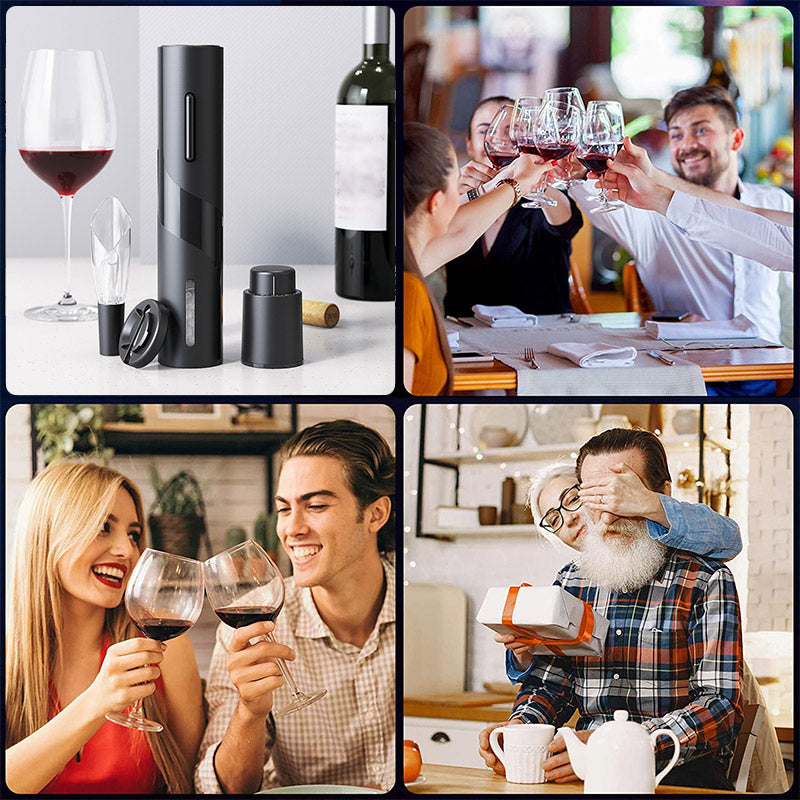 BowLift | Electric Wine Bottle Corkscrew set