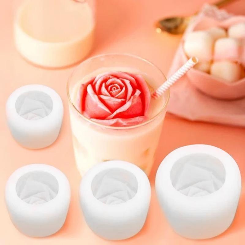 BowLift | 3D Silicone Rose Shape Ice Cube Mold