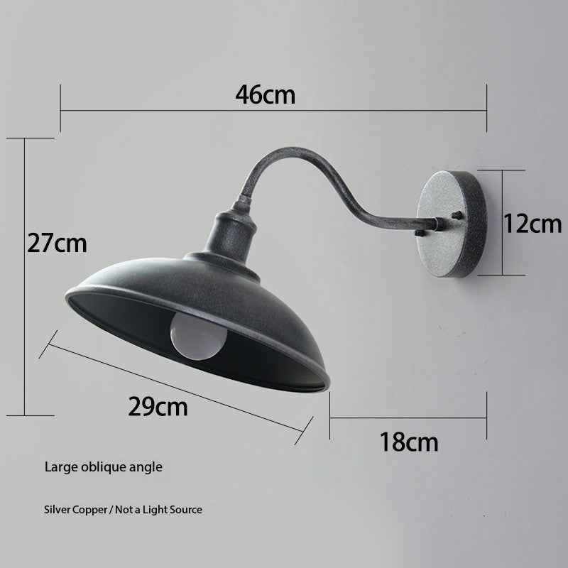 American Style Outdoor Waterproof Wall Sconce (Multiple Finishes, Sloped & Standard Styles)