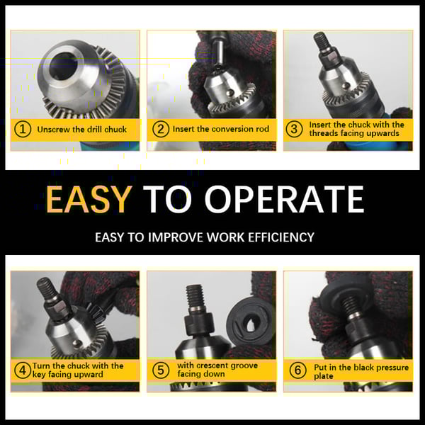 BowLift | ⏳Electric drill angle grinder angle grinder coupling rod set